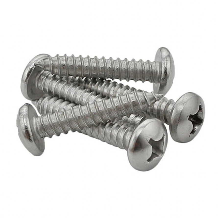 M2.2 M3 Pan Head Phillips Self Tapping Screws – 304 A2-70 Stainless Steel