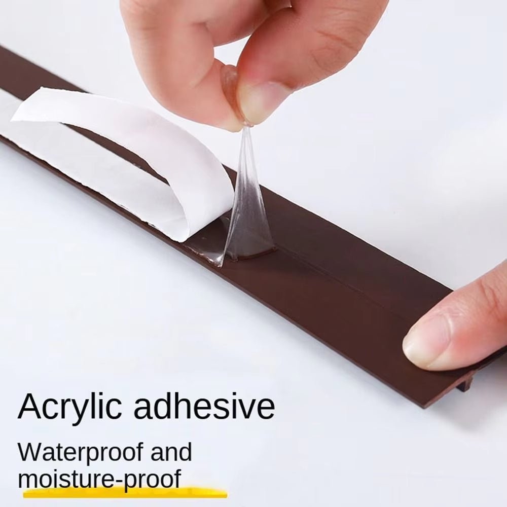 PVC Door Seal Strip Self Adhesive Door Draft Stopper Soundproof Weatherstrip Anti Collision Door Window Weather Stripping - HomeDIYer