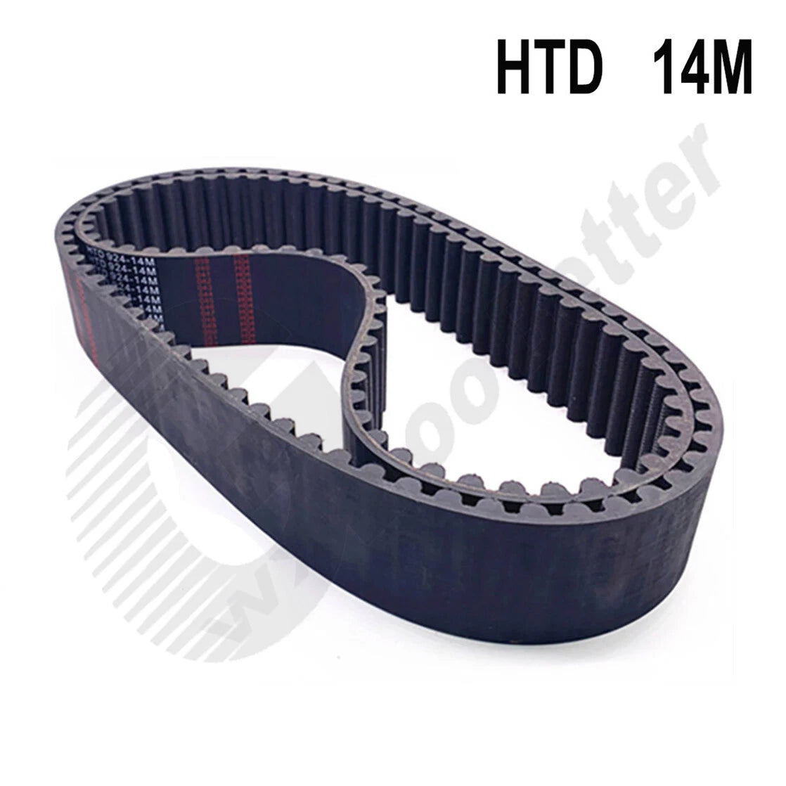 HTD 14M Closed Loop Synchronous Timing Belt — 30mm Width, 14mm Pitch, CNC & Pulley Drive