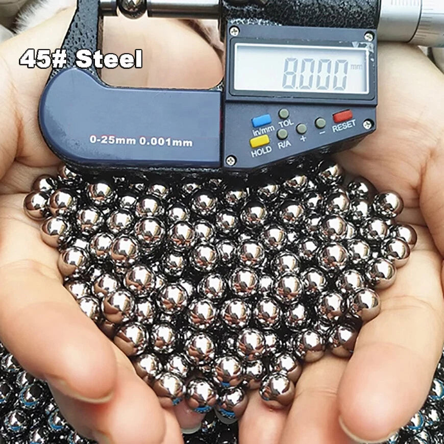 Durable Bicycle 45# Steel Ball Bearing Replacement Bearings Size: 5.46mm-7.03mm
