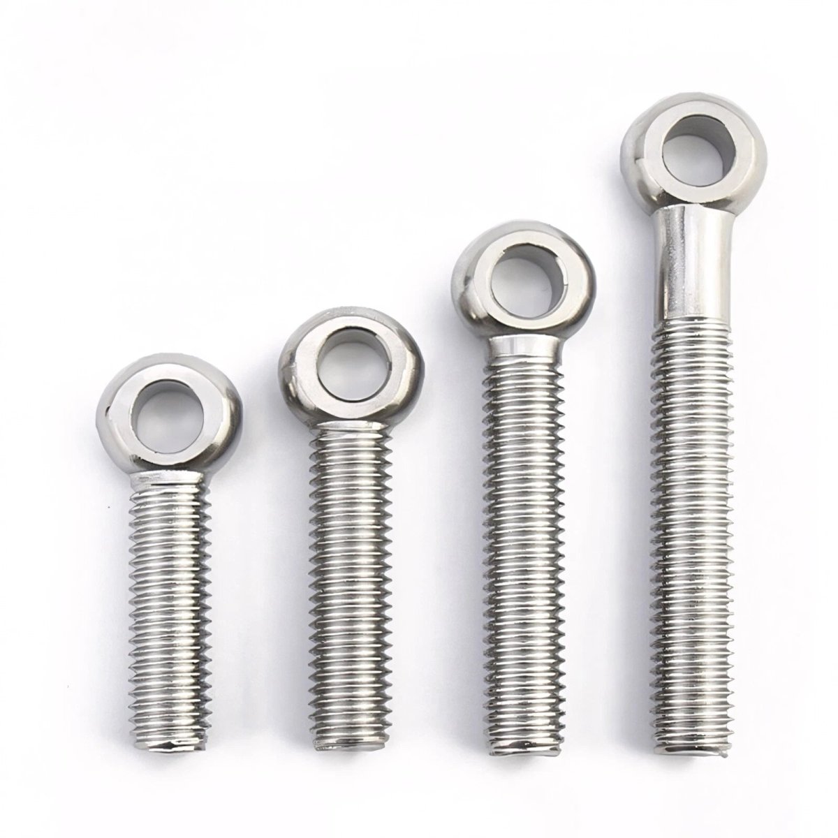 M5 M6 Stainless Steel Eye Bolts — A2 304 Threaded Ring Eyelet Screws for Catenary Wire & Hanging - HomeDIYer