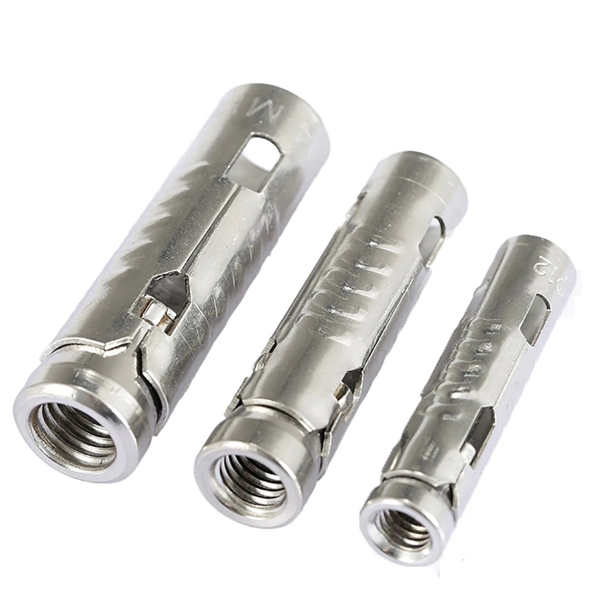 Stainless Steel Expansion Tube Bolts M6 M8 M10 M12 | 201 & 304 | 48mm–63mm - HomeDIYer