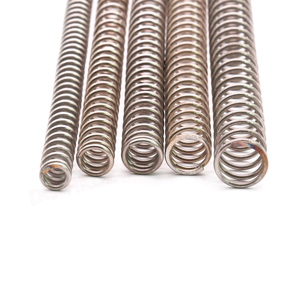 Y-Type 304 Stainless Steel Long Compression Spring 1-2mm Wire Dia 305mm Length