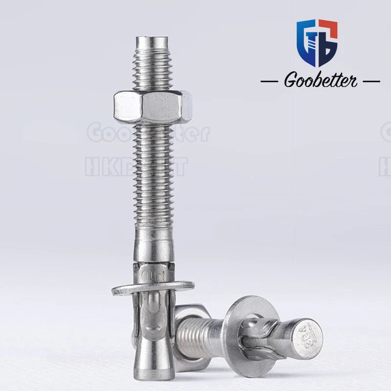 Stainless Steel Through Anchor Bolts — M6 M8 M10 M12 M16 Expansion Bolt