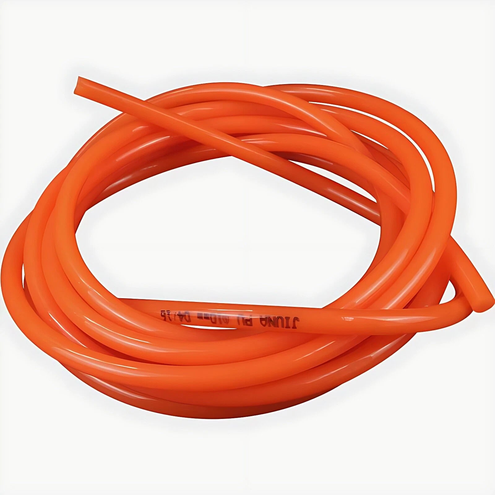 Red Polyurethane Round Drive Belt — Smooth Surface, 1.5mm to 15mm Diameter