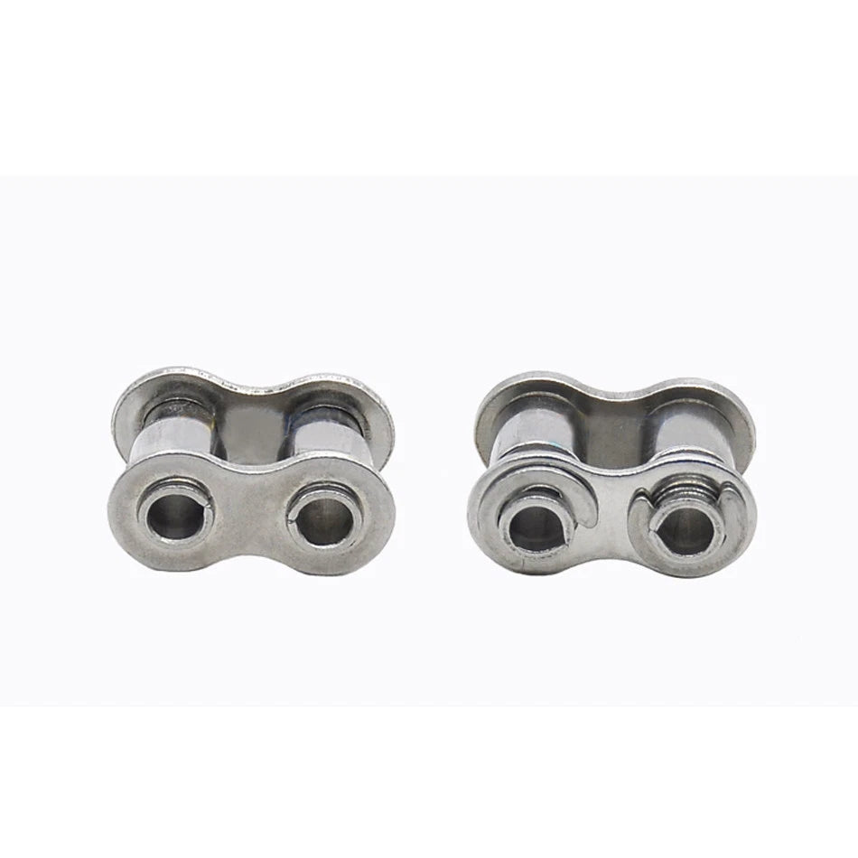 40# 08B-1 Stainless Steel Roller Chain Hollow Pin Connecting Link 40H x 1Pcs