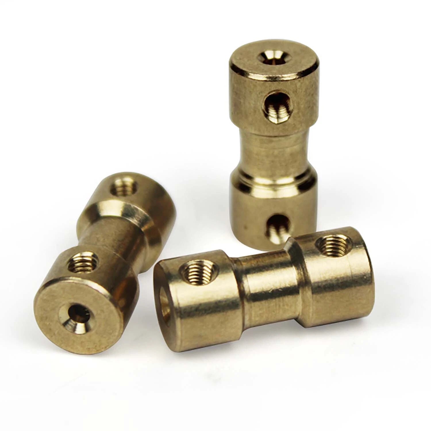 Brass Flexible Shaft Coupler Rigid Coupling Motor Connector CNC for RC Car Boat