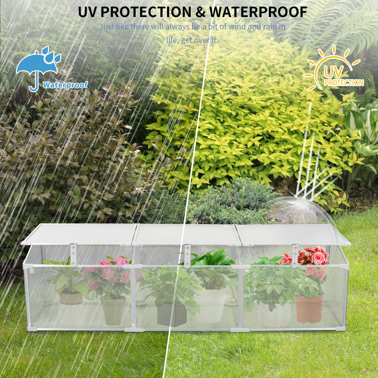 Polycarbonate Greenhouse for Outdoors in Winter