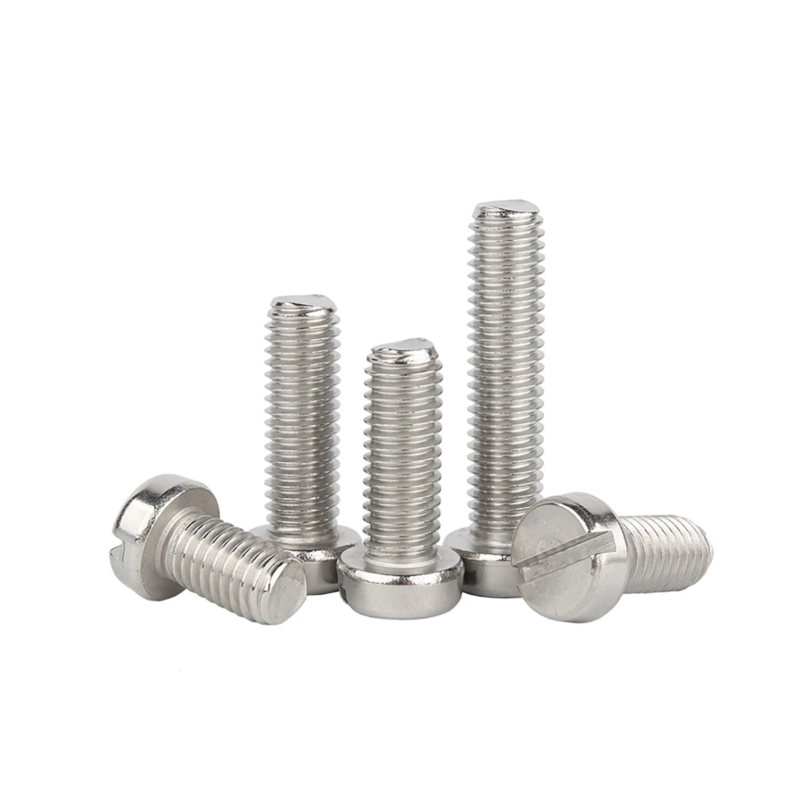 M1.6 to M10 Slotted Cheese Head Machine Screws | A2 Stainless Steel DIN 84
