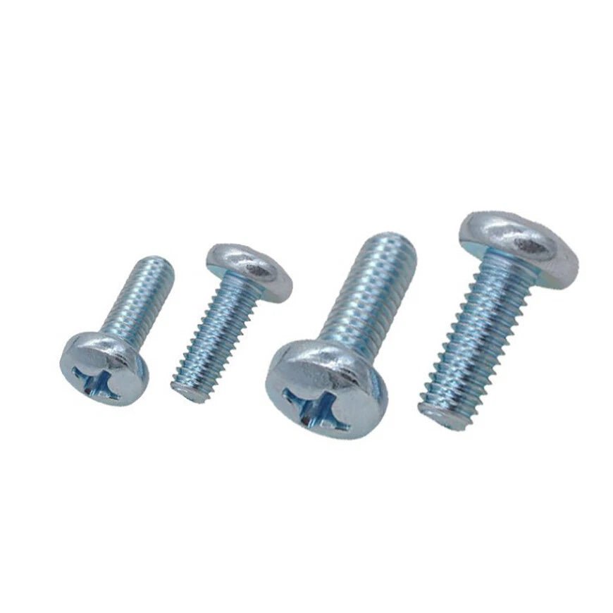 Phillips Pan Head Machine Screws Zinc Plated — 4 - 40 6 - 32 8 - 32 10 - 24, 50 or 100 Pack - HomeDIYer