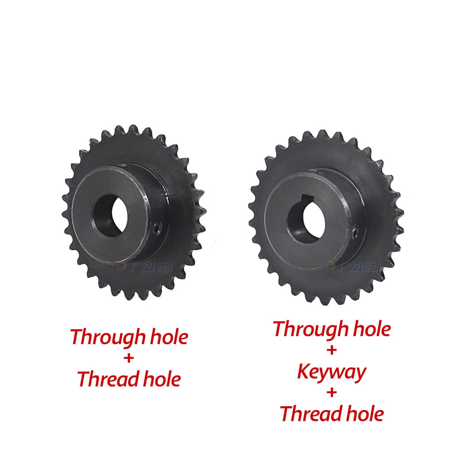#25 Roller Chain Sprocket 04C 40T Tooth Bore 8mm-30mm Pitch 6.35mm (1/4 inch)