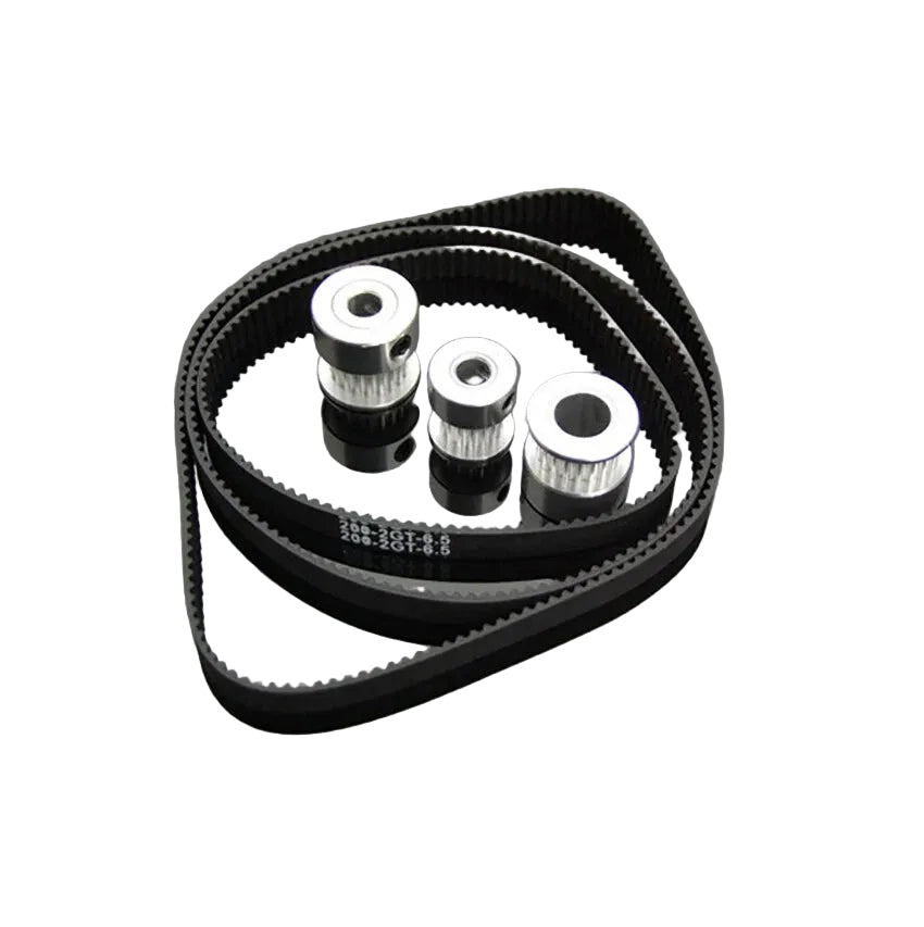 2GT Timing Belt Pulley 16T - 60T 2GT Transmission Belts 140-1220mm For CNC Motor