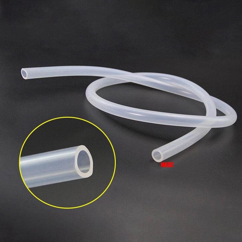 Clear Silicone Tubing Food Grade – Flexible Rubber Hose for Water Pump & DIY Plumbing (OD 10–44mm)