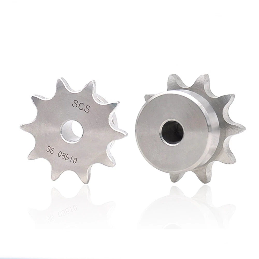 Pitch 3/8" to 3/4" Stainless Steel Sprockets 10T-30T for #35 - #60 Roller Chains