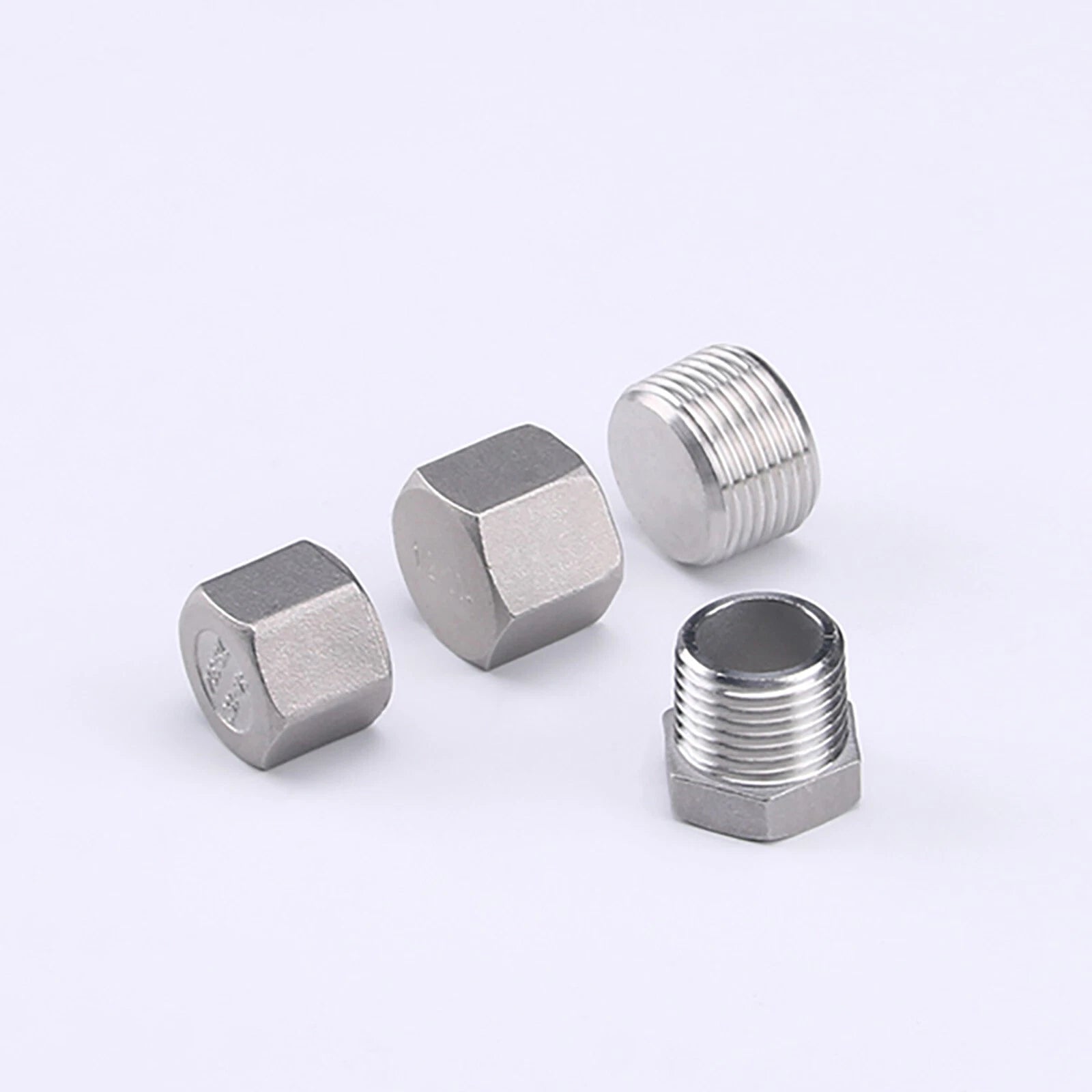 Stainless Steel BSP Pipe Fittings – Socket Plug, Hex Plug & Hex Cap 1/4" to 2"