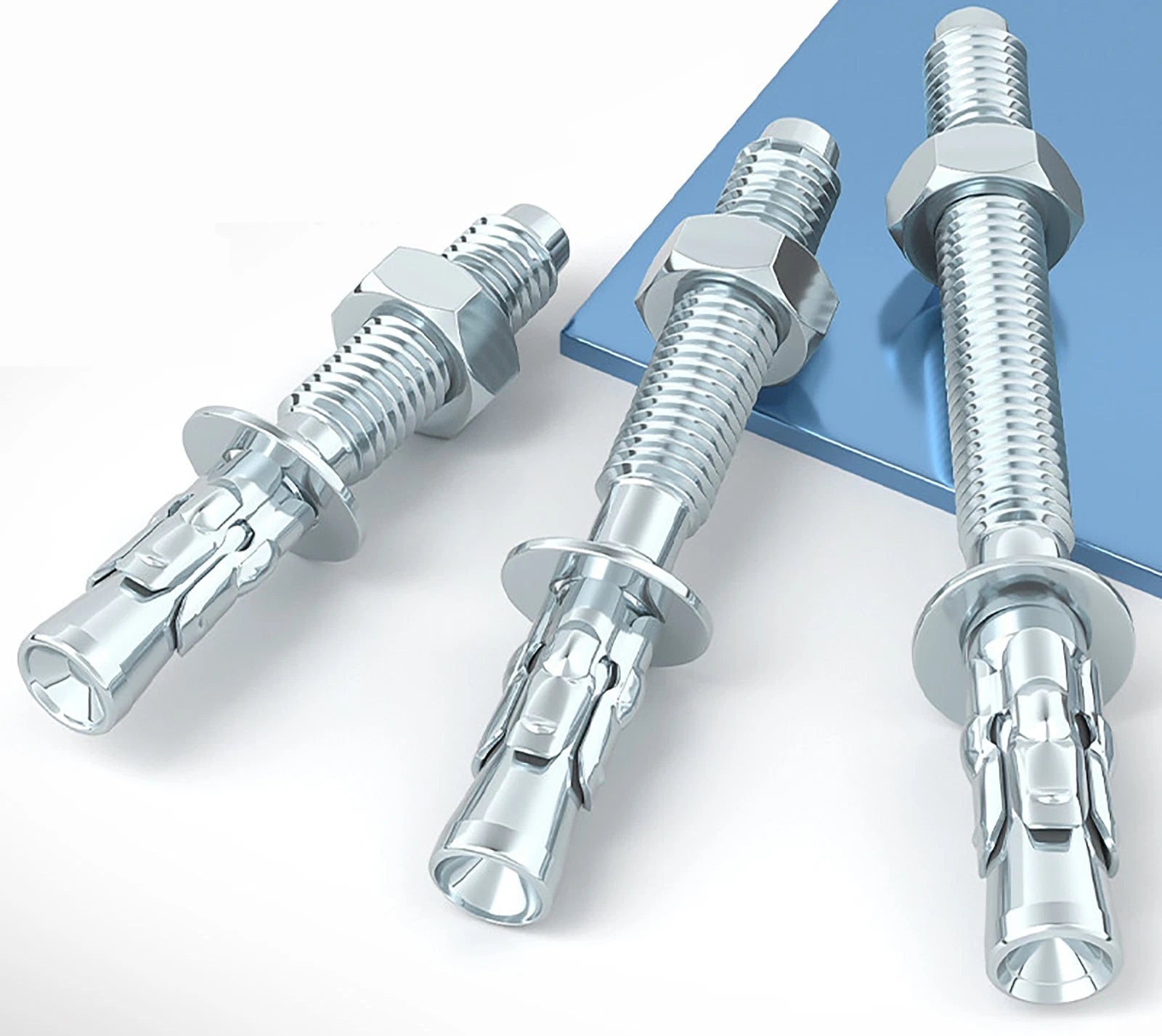 Galvanized Through Bolts Expansion Anchor Bolts M6–M24 | Wall Anchoring