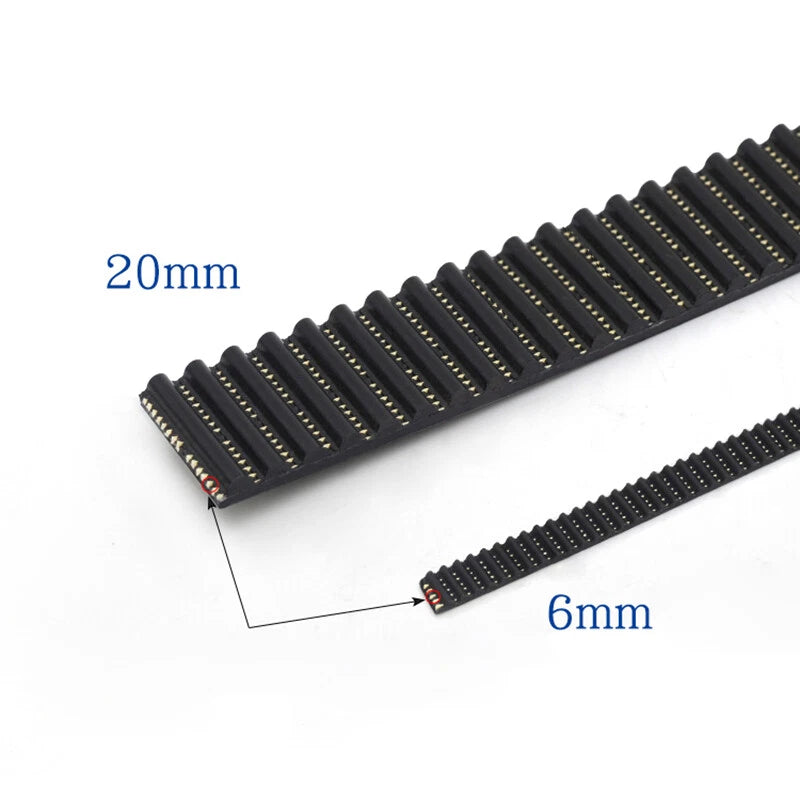 TPU Open-End Timing Belt with Aramid Core — 2GT / MXL / XL / 3M / 5M, 6–25mm Wide