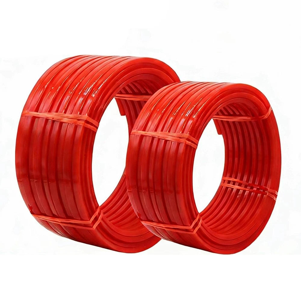 Solid PU V-Belt — Polyurethane Conveyor Drive Belt, Red Smooth, Y/M/Z/A/B/C/D Type
