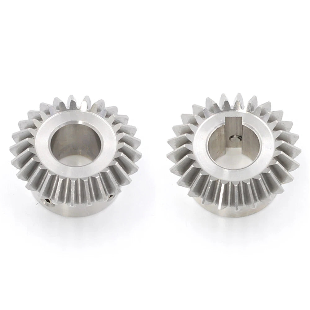 1-3 Module 15-30 Teeth Stainless Steel Umbrella Bevel Gear 90° Angle, Ratio 1:1