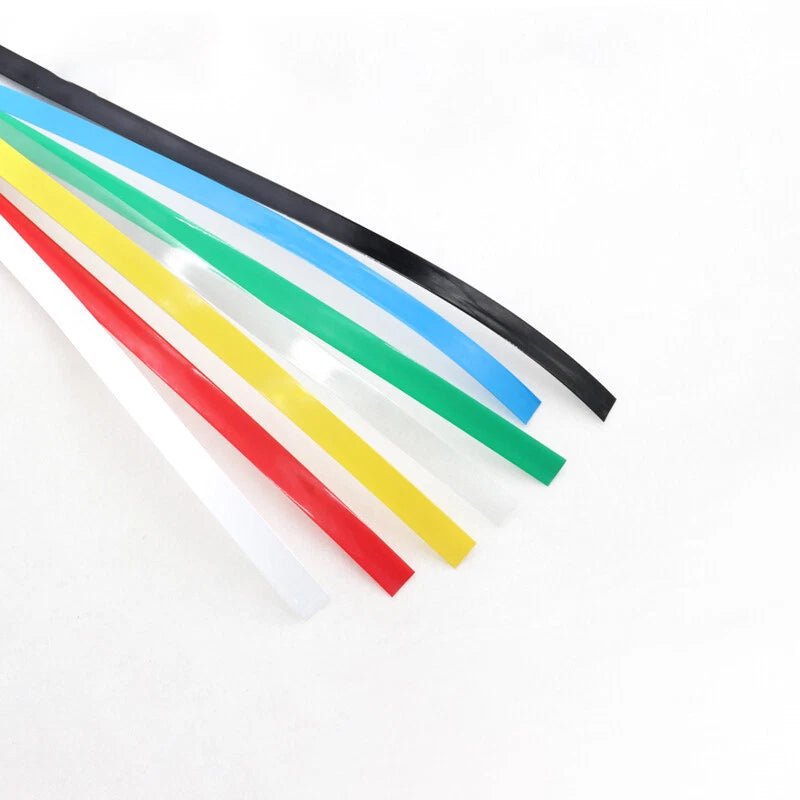 PVC Heat Shrink Tubing – Flattened Width 7mm to 18.5mm, Multiple Colors - HomeDIYer