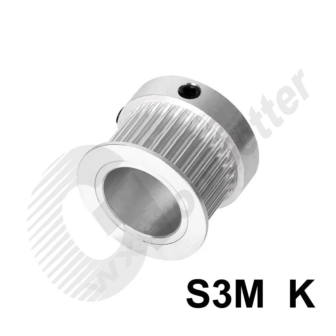 S3M 15mm Timing Belt Smooth Tooth Drive Pulley 12~30 Teeth Bore=5mm 6mm~15mm