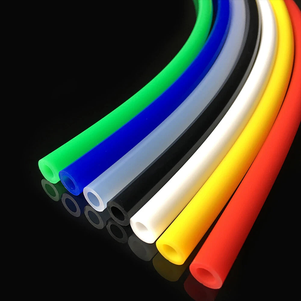 6mm x 8mm Food Grade Silicone Tubing — Flexible Hose Pipe, 14 Colors, Cut to Length