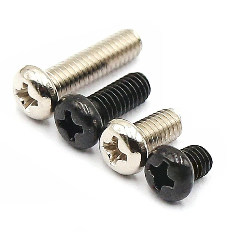 Phillips Pan Head Machine Screws – Carbon Steel M1 to M4, Multiple Lengths & Finishes - HomeDIYer