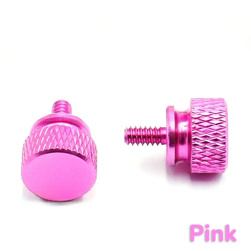 6 - 32 x 1/4" Aluminum Knurled Thumb Screws for PC Case & DIY Builds - HomeDIYer