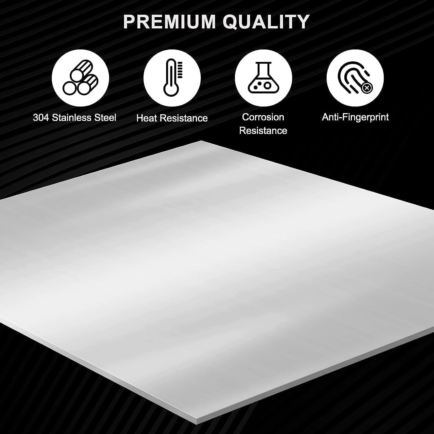 Stainless Steel Sheet 301/304 — Precision Thin Foil Plate 0.01–2.5mm Thick