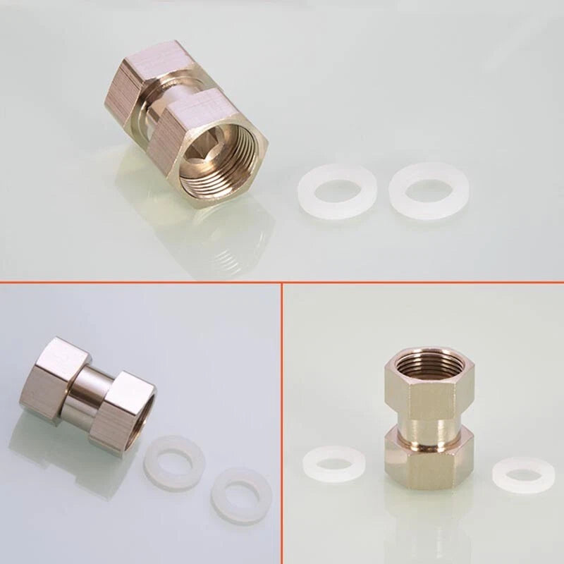 Brass BSP Extension Pipe Fitting — 1/2" & 3/4" Female/Male Thread Connector Adapter