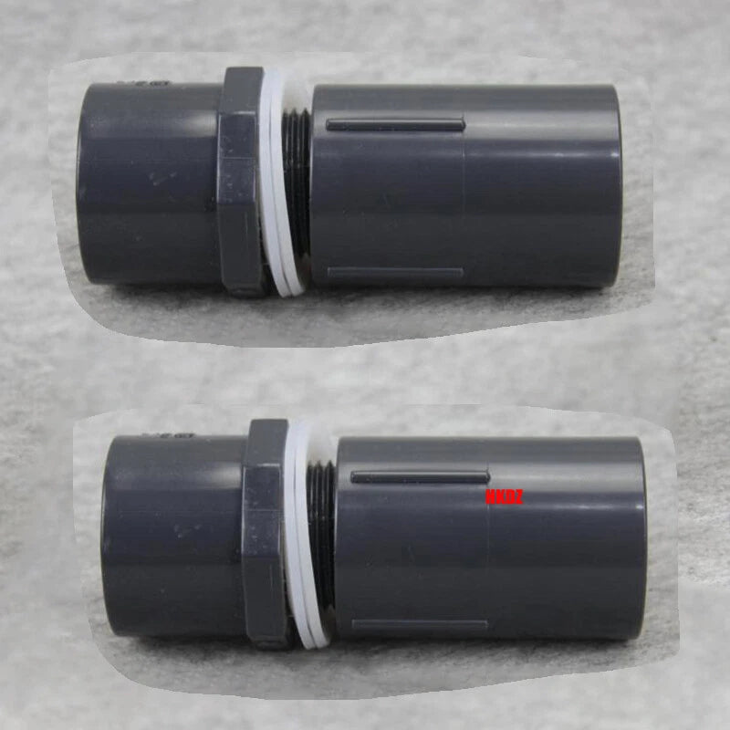 PVC Water Pipe Fittings Joint Adapter Fish Tank Aquarium Inlet Outlet Connector