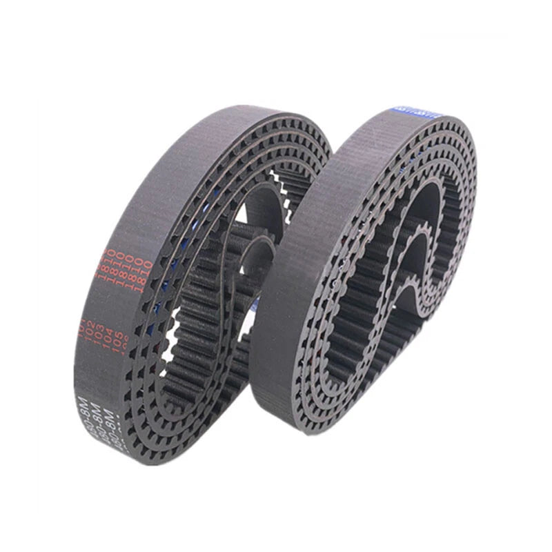 HTD 8M Timing Belt — 15mm to 40mm Wide, 712mm to 1104mm Perimeter