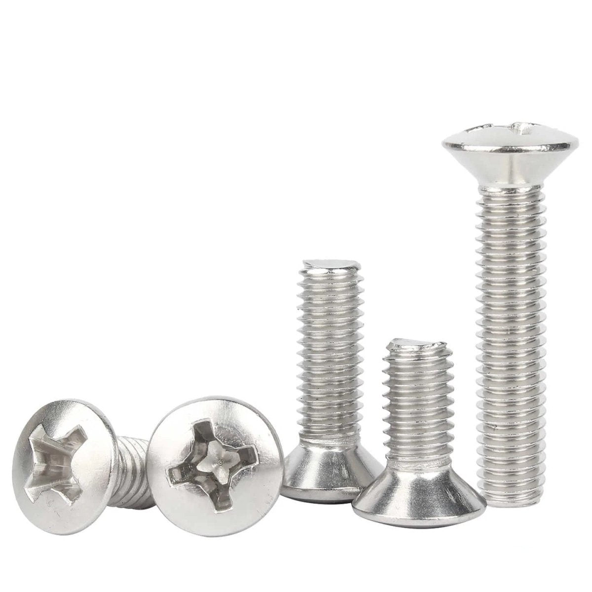 Phillips Oval Head Machine Screws Stainless Steel — M1.6 to M10, All Sizes - HomeDIYer