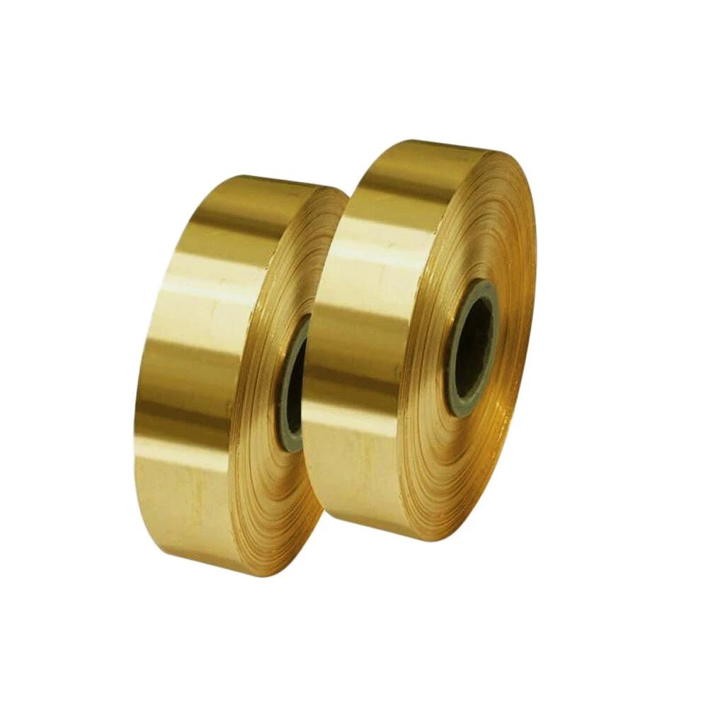Brass Sheet Strip Roll 0.01mm-1mm Thick 20mm-305mm Width Brass Foil Plate Strip - HomeDIYer