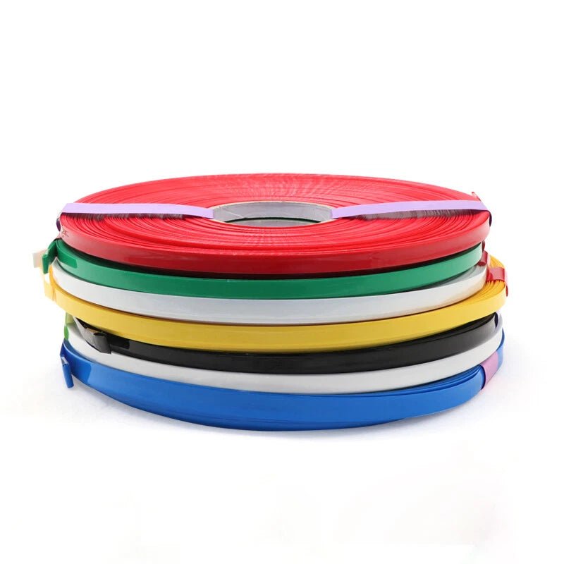 PVC Heat Shrink Tubing – Flattened Width 7mm to 18.5mm, Multiple Colors - HomeDIYer