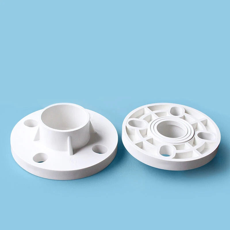 PVC Floor Flange Pipe Fitting Color Wall Mount Fittings Solvent Weld 20mm~200mm