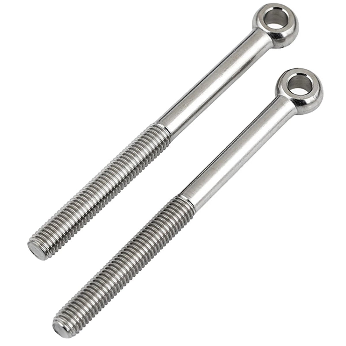 M5 - M24 A2 304 Stainless Steel Partially Threaded Forged Eye Bolts with Rings for Wire Rope & Hanging - HomeDIYer