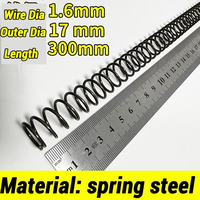 Compression Spring Various Size 2-60mm Diameter & 300mm Length Pressure Small