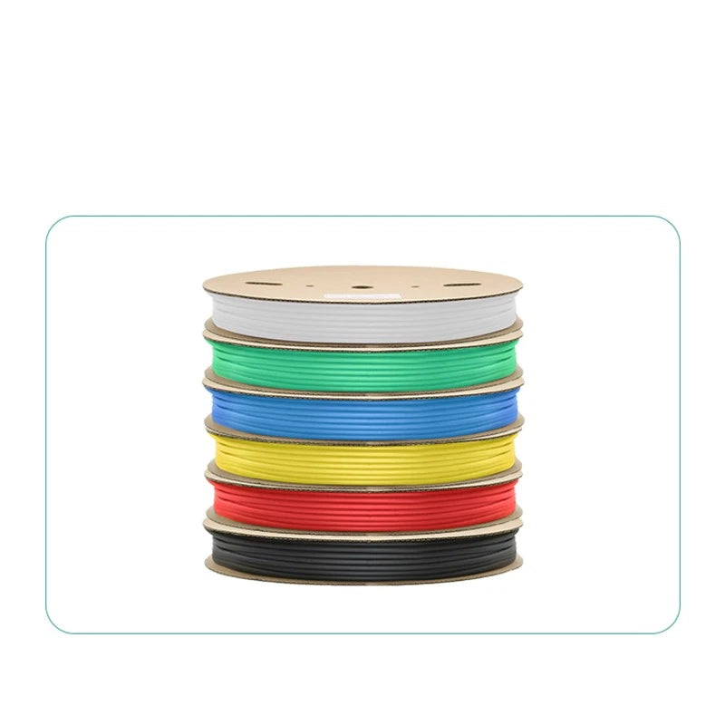 Heat Shrink Tubing 2:1 Ratio — φ11mm to φ45mm, 7 Colors, 1M & 5M