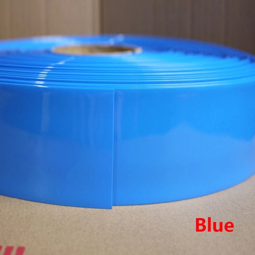 PVC Heat Shrink Tube for Battery Pack Wrap & Insulation — 70–95mm Wide, 8 Colors - HomeDIYer