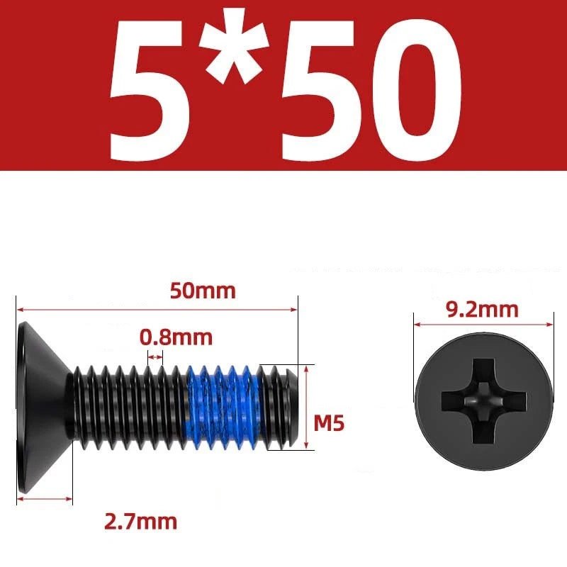 M1.2–M6 Phillips Flat Head Machine Screws | Carbon Steel | Black & Nickel Plated - HomeDIYer