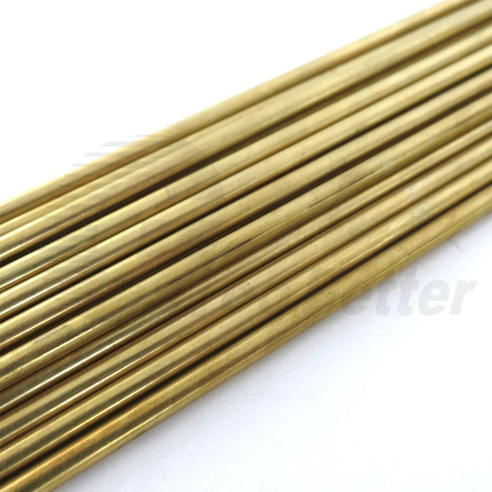 Micro Brass Tube 3mm OD x 200mm (≈7.9") — Hollow Brass Pipe for Scale Models & Precision Crafts