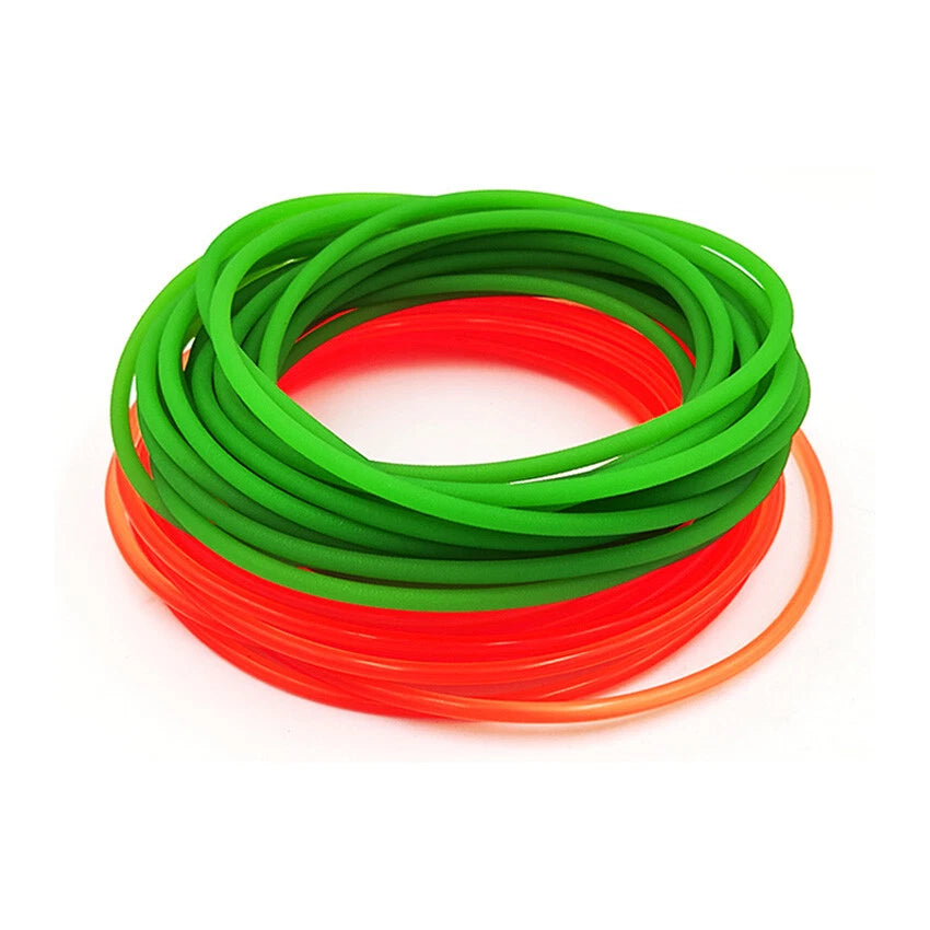 PU Round Drive Belt — Polyurethane Solid Round Belt 1.5mm–18mm, Green & Red