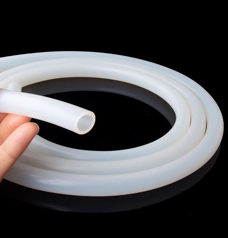 Silicone Vacuum Hose Pipe — White Rubber Tube for Water, Air & Coolant | ID 2mm–38mm