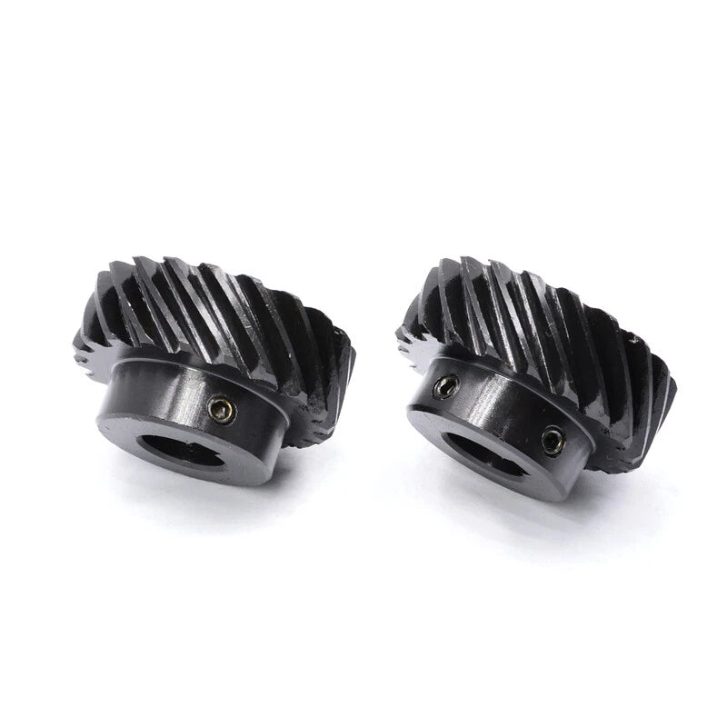 Helical Bevel Gear 1/1.5/2 Mod 13-30 Tooth Spiral Bevel Gear 45# Left Direction