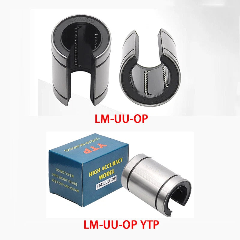 Linear Motion Ball Bearing LM3UU~LM60UU Slide Open Bushing Motion Ball Bearings