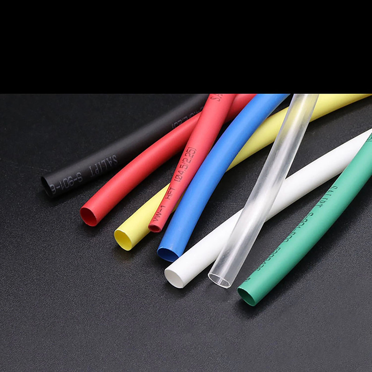 Heat Shrink Tube 2:1 Ratio – Multi-Color & Multi-Size Electrical Cable Sleeving