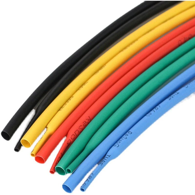 Heat Shrink Tubing – Colored Electrical Wire Wrap Sleeving (φ3mm–φ5.5mm, 7 Colors) - HomeDIYer