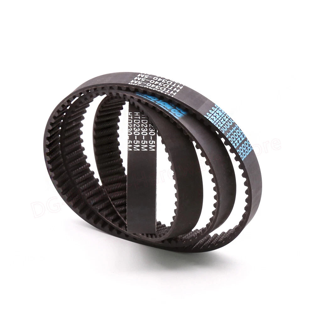 HTD 5M Closed Loop Timing Belt – 15mm Wide, 180–315mm Length