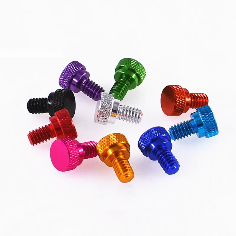 UNC 1/4 - 20 Aluminum Alloy Knurled Thumb Screws – High - Type Hand Grip Knob Bolts - HomeDIYer